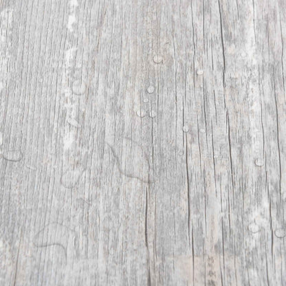 Flooring Planks 5.11 m² 55 pcs PVC Light Grey and White