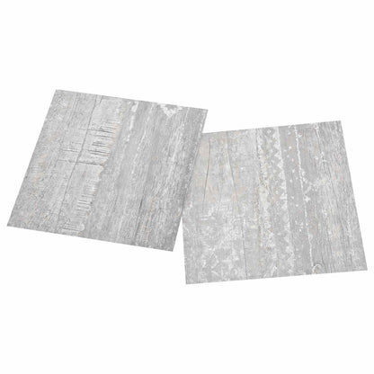 Flooring Planks 5.11 m² 55 pcs PVC Light Grey and White