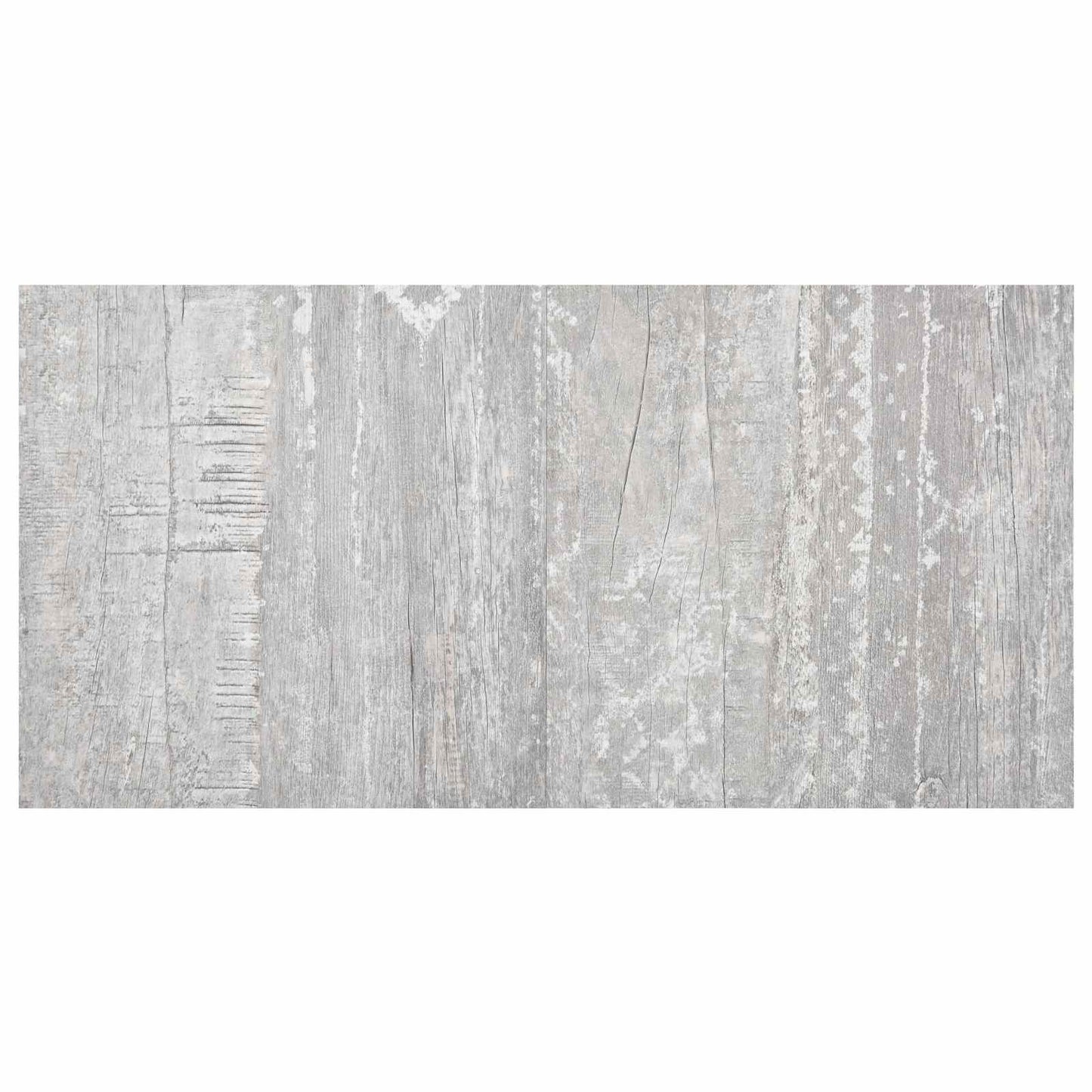 Flooring Planks 5.11 m² 55 pcs PVC Light Grey and White