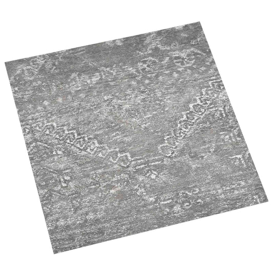 Flooring Planks 55 pcs Concrete Grey 5.11 m² PVC