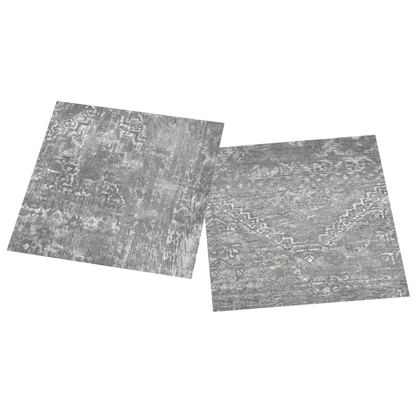 Flooring Planks 55 pcs Concrete Grey 5.11 m² PVC