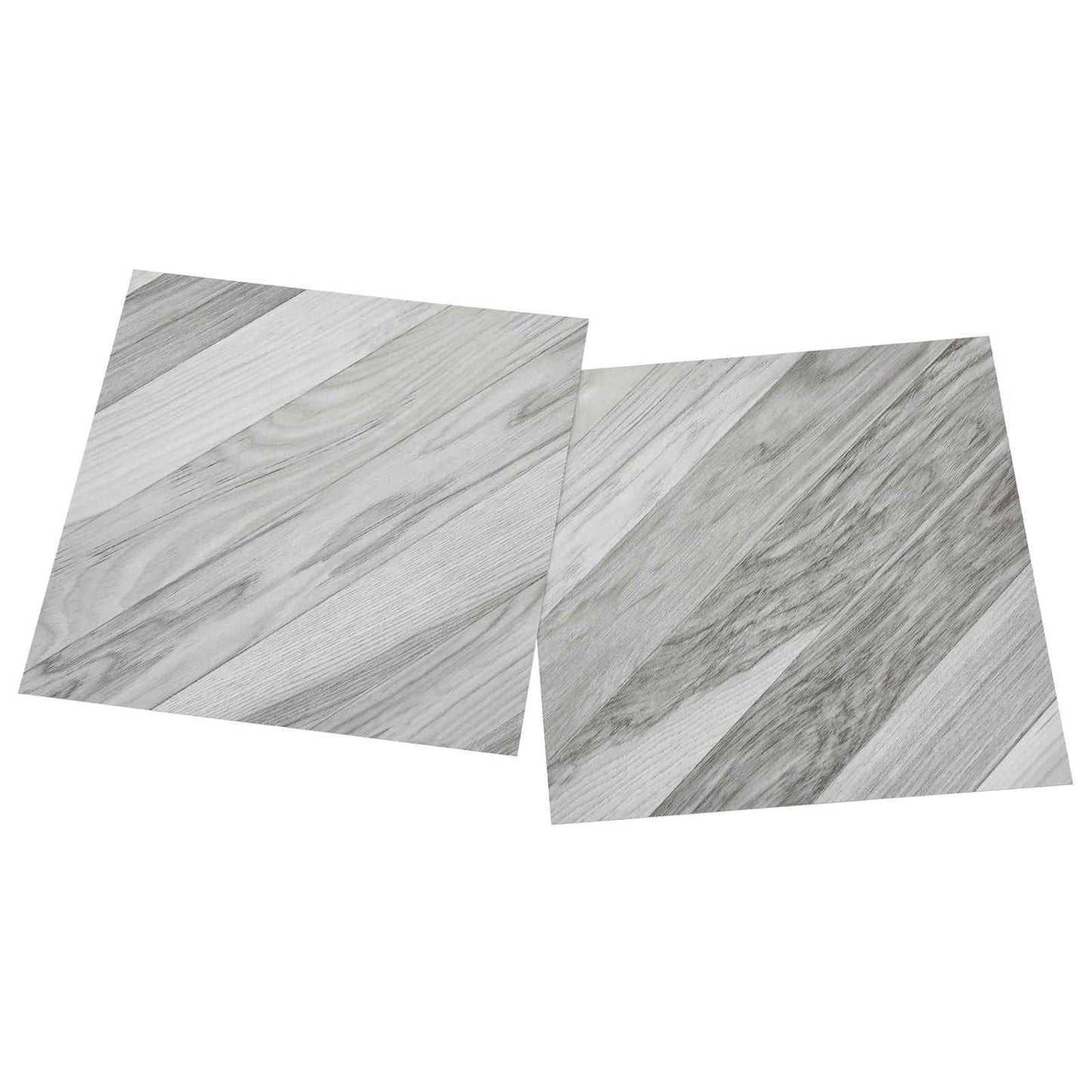 Flooring Planks 55 pcs Grey 5.11 m² PVC