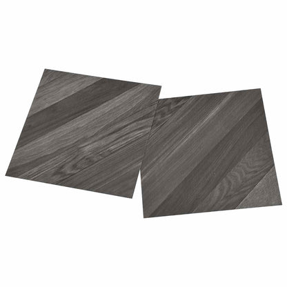 Flooring Planks 55 pcs Grey 5.11 m² PVC