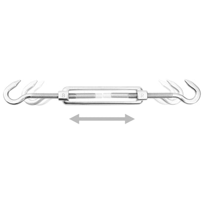 12 Piece Sunshade Sail Accessory Set Stainless Steel