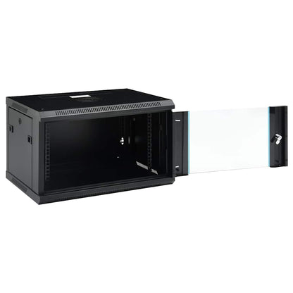 30165 vidaXL 6U Wall Mounted Network Cabinet 19" IP20 600x450x350 mm