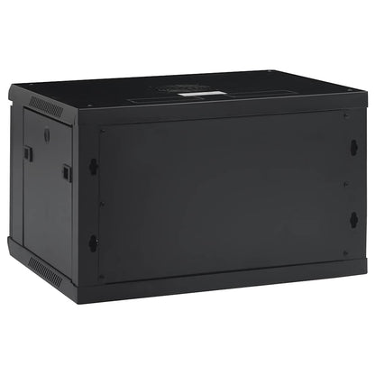 30165 vidaXL 6U Wall Mounted Network Cabinet 19" IP20 600x450x350 mm