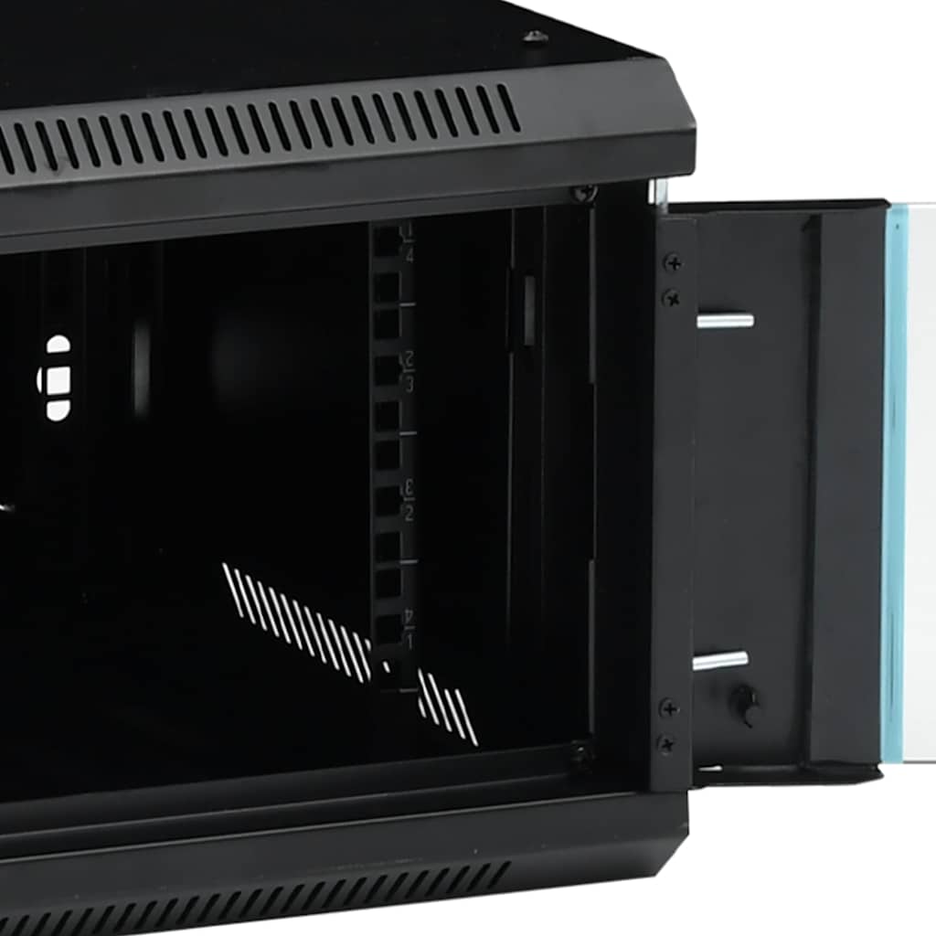 30165 vidaXL 6U Wall Mounted Network Cabinet 19" IP20 600x450x350 mm