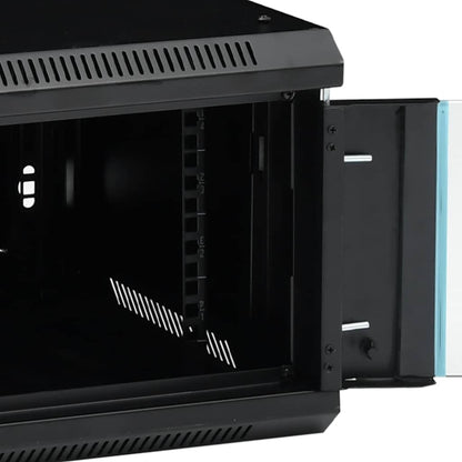 30165 vidaXL 6U Wall Mounted Network Cabinet 19" IP20 600x450x350 mm