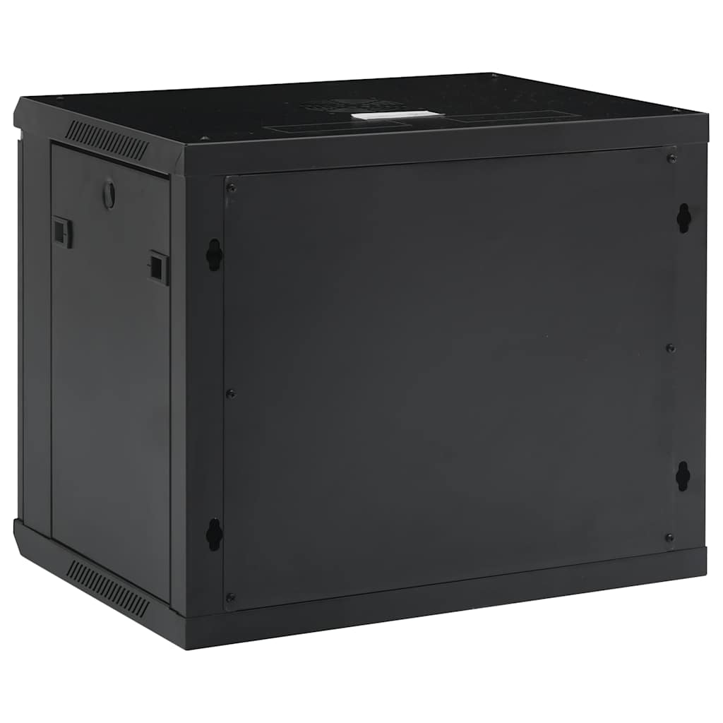 30166 vidaXL 9U Wall Mounted Network Cabinet 19" IP20 600x450x510 mm