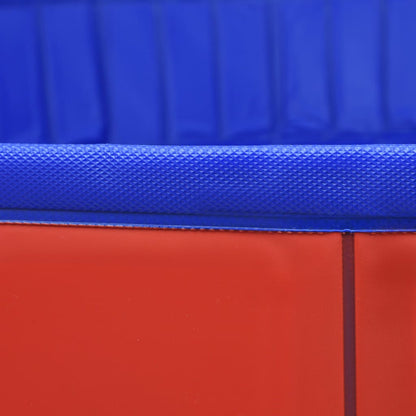 Foldable Dog Swimming Pool Red 200x30 cm PVC