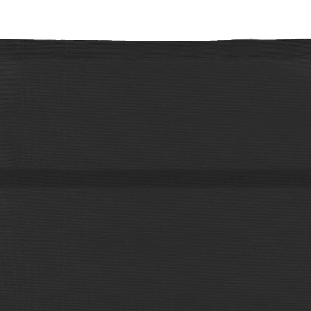 Sun Lounger | Black and silver | Textilene and aluminium | Standard