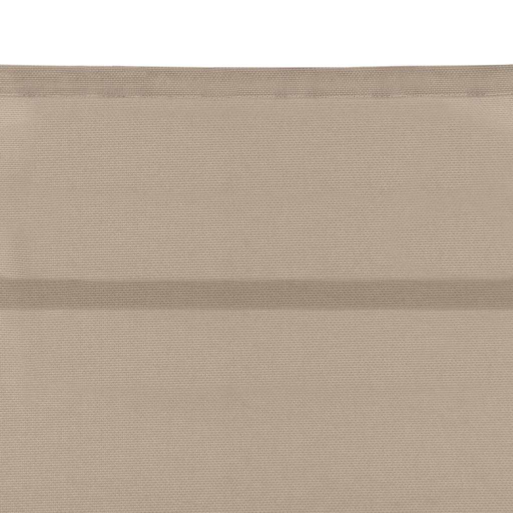 Sun Lounger Textilene and Aluminium Cream