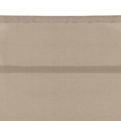 Sun Lounger Textilene and Aluminium Cream