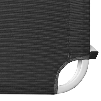 Sun Lounger | Black and silver | Aluminium, Textilene | Standard