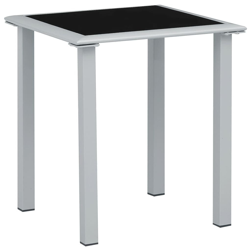 Sun Lounger | Cream for loungers, Black and Silver for table