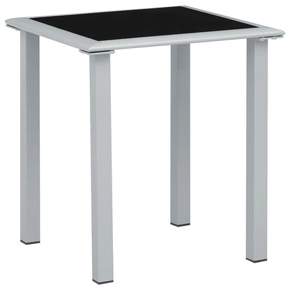 Sun Lounger | Cream for loungers, Black and Silver for table