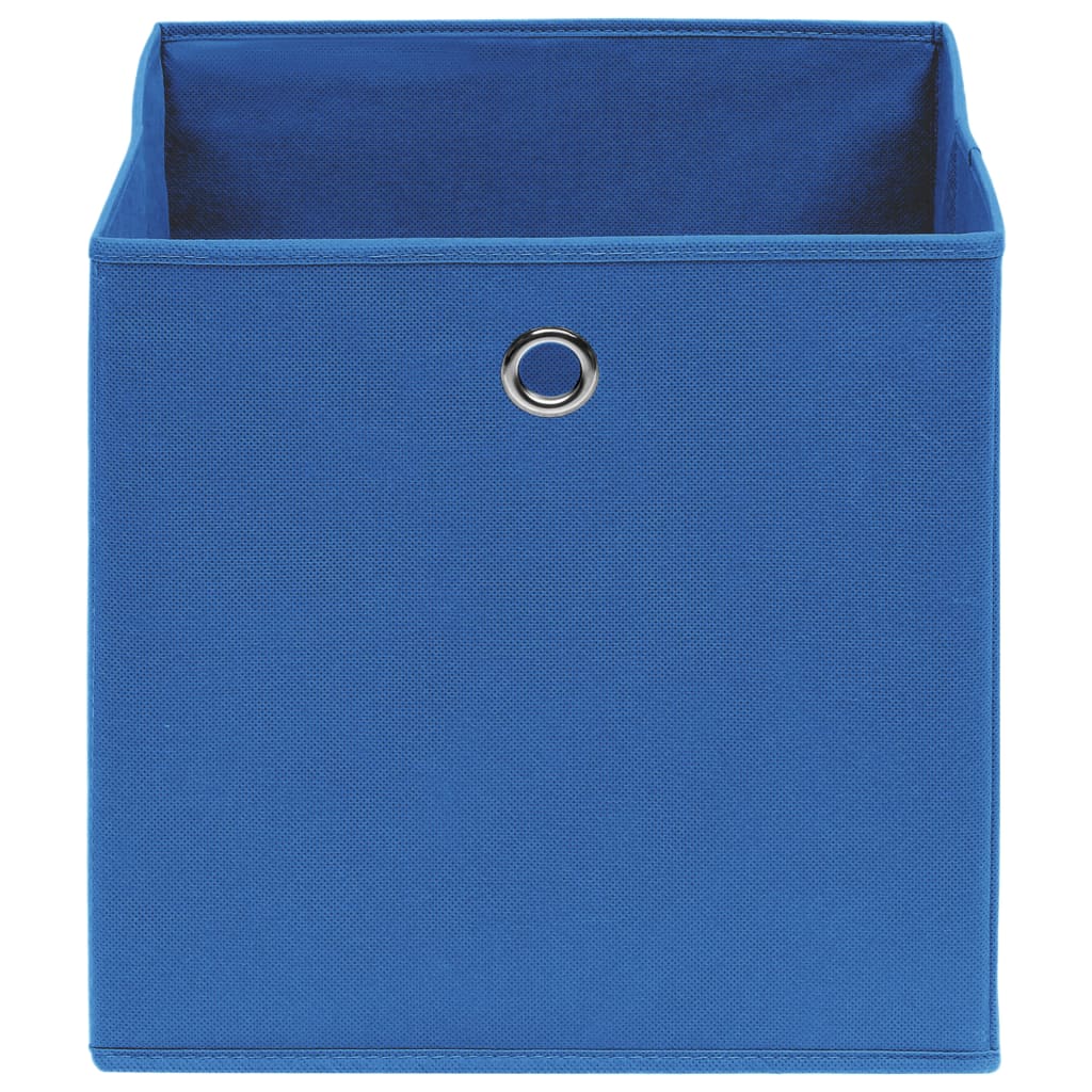 Storage Box | Set of 4 | Blue | Non-woven fabric | Small | Foldable