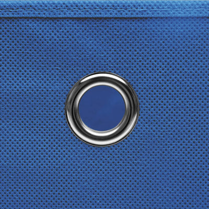 Storage Box | Set of 4 | Blue | Non-woven fabric | Small | Foldable