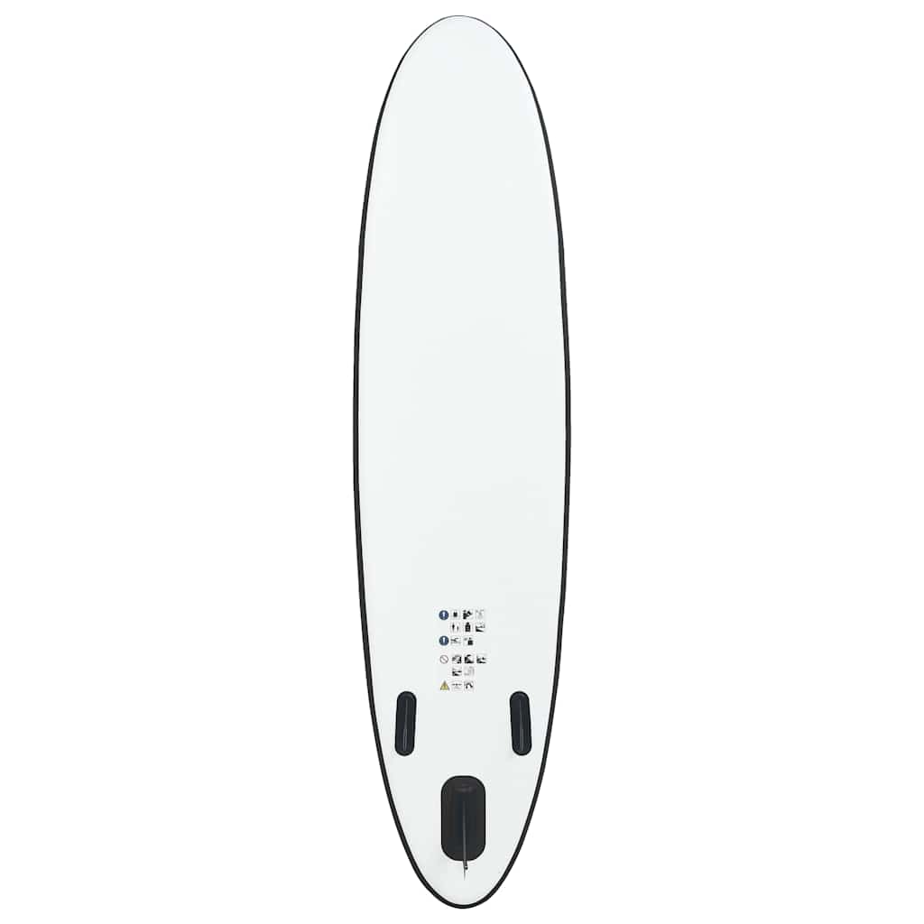 Inflatable Stand Up Paddle Board Set Black and White