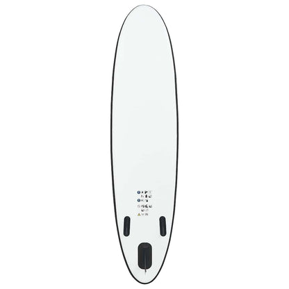 Inflatable Stand Up Paddle Board Set Black and White