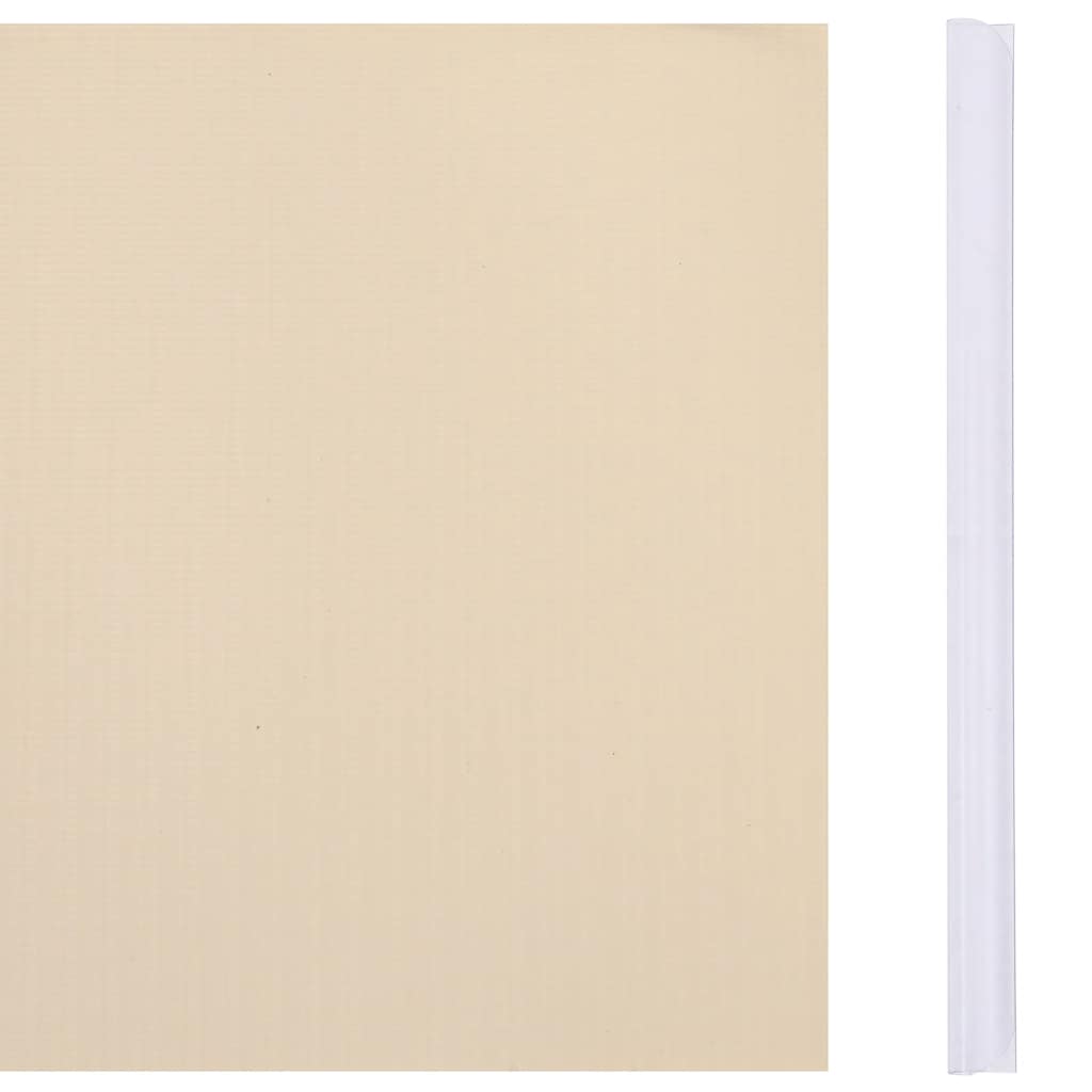 Garden Privacy Screen PVC 70x0.19 m Cream