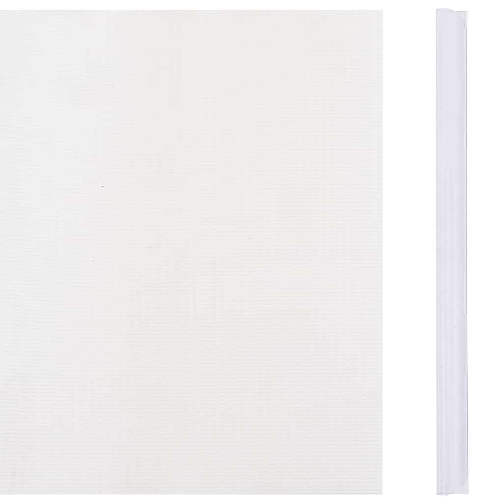Garden Privacy Screen PVC 70x0.19 m White