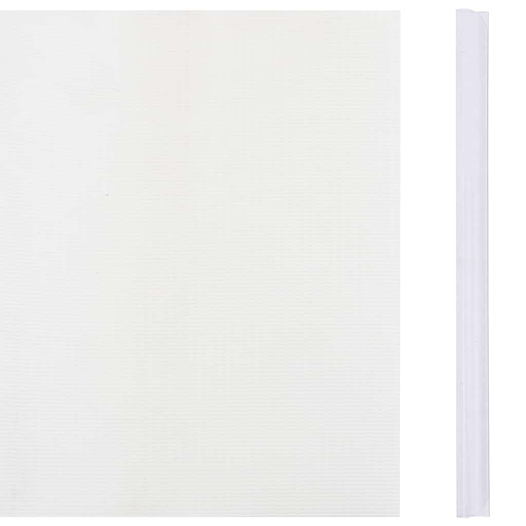 Privacy Strips PVC 140x0.19 m White