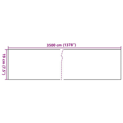 Privacy Strips PVC 140x0.19 m White