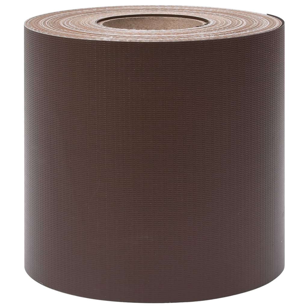 Garden Privacy Screen PVC 35x0.19 m Brown
