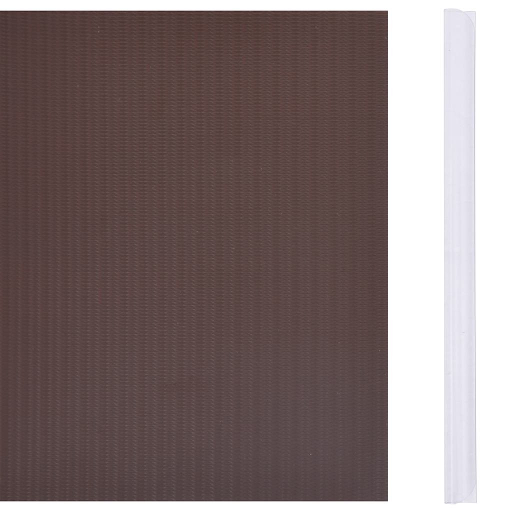 Garden Privacy Screen PVC 70x0.19 m Brown