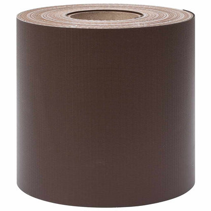 Garden Privacy Screen PVC 70x0.19 m Brown