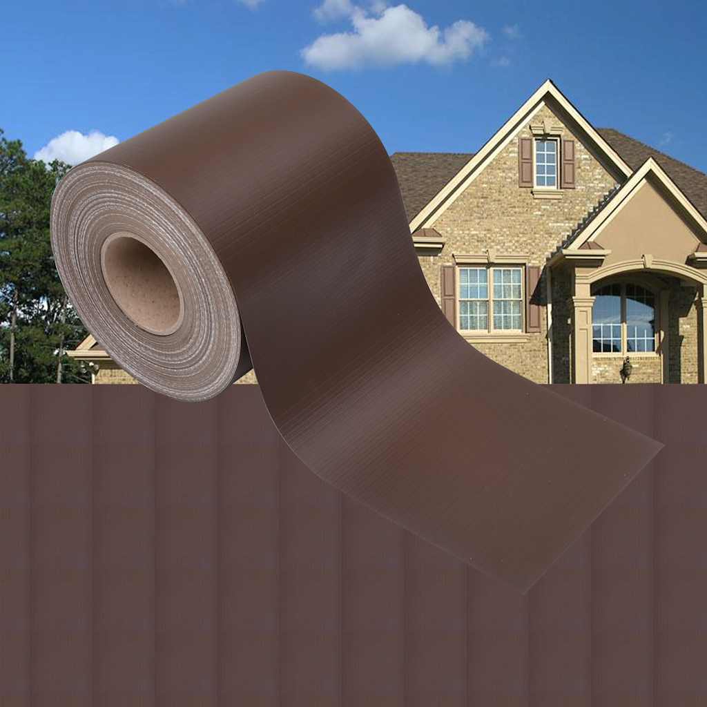 Garden Privacy Screen PVC 70x0.19 m Brown