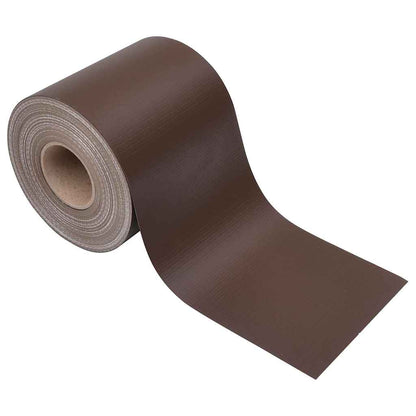 Garden Privacy Screens 4 pcs PVC 35x0.19 m Brown