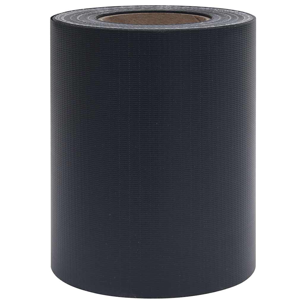 Garden Privacy Screen PVC 35x0.19 m Matte Dark Grey