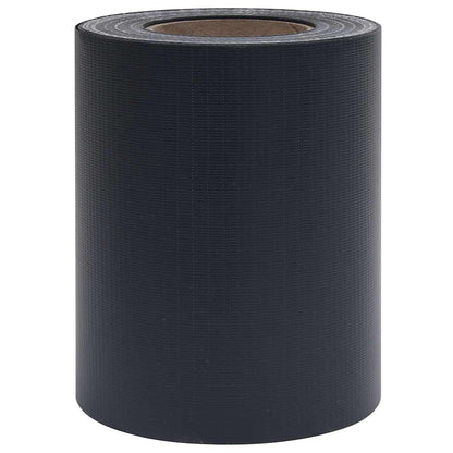 Garden Privacy Screen PVC 35x0.19 m Matte Dark Grey