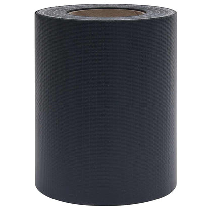 Garden Privacy Screens 4 pcs PVC 35x0.19 m Matte Dark Grey