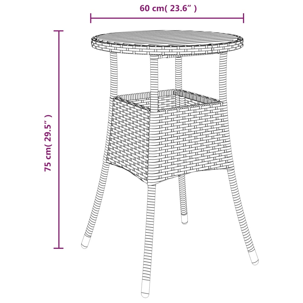 Garden Table | Black