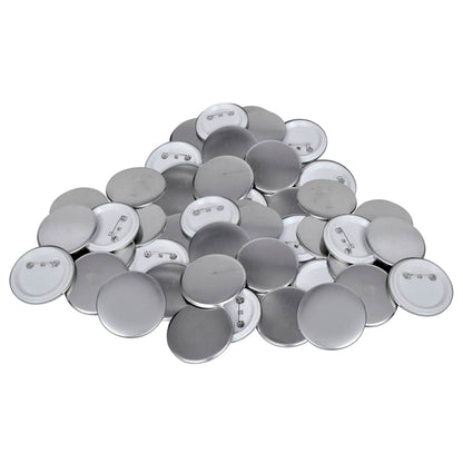 3056506 vidaXL Badge Maker with 500 pcs Pinback Button Parts 37mm Rotate Punch (30153+30159)