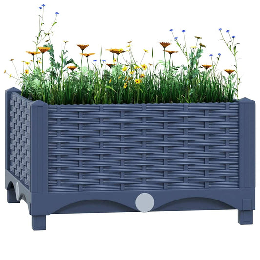 310397 vidaXL Raised Bed 40x40x23 cm Polypropylene