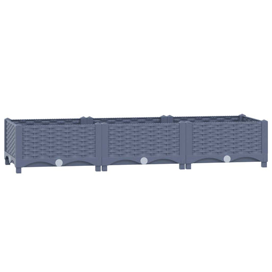 310399 vidaXL Raised Bed 120x40x23 cm Polypropylene