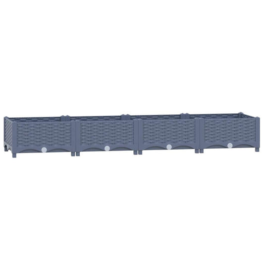 310400 vidaXL Raised Bed 160x40x23 cm Polypropylene