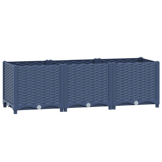 310403 vidaXL Raised Bed 120x40x38 cm Polypropylene