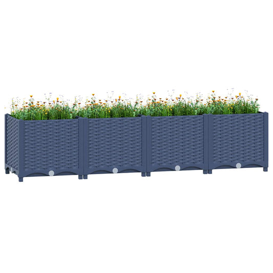 310404 vidaXL Raised Bed 160x40x38 cm Polypropylene