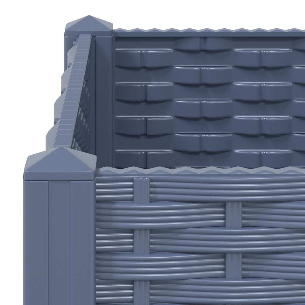 Raised Bed 40x40x71 cm Polypropylene