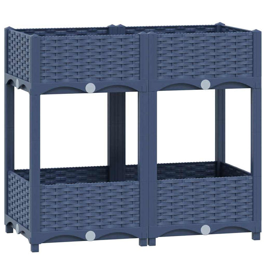 310406 vidaXL Raised Bed 80x40x71 cm Polypropylene