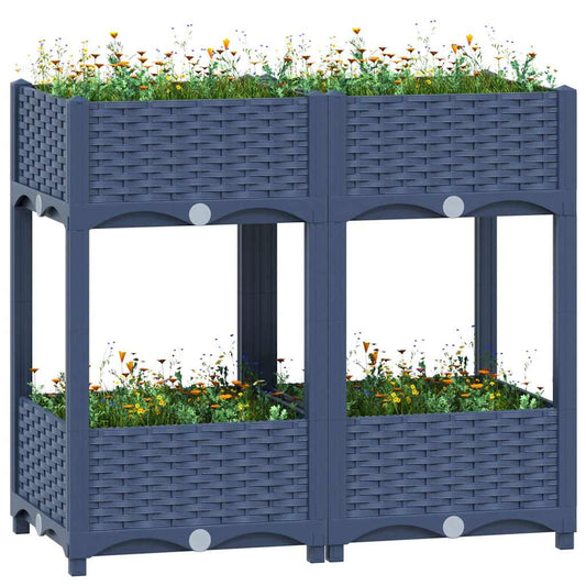 310406 vidaXL Raised Bed 80x40x71 cm Polypropylene