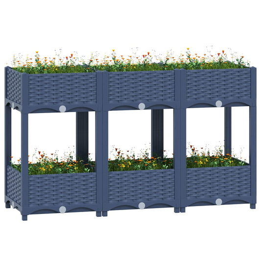 310407 vidaXL Raised Bed 120x40x71 cm Polypropylene