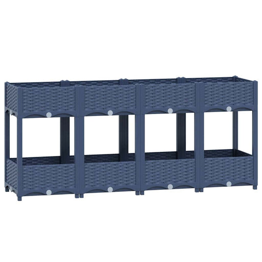 310408 vidaXL Raised Bed 160x40x71 cm Polypropylene