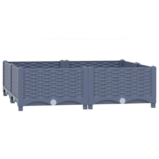 Raised Bed 80x80x23 cm Polypropylene