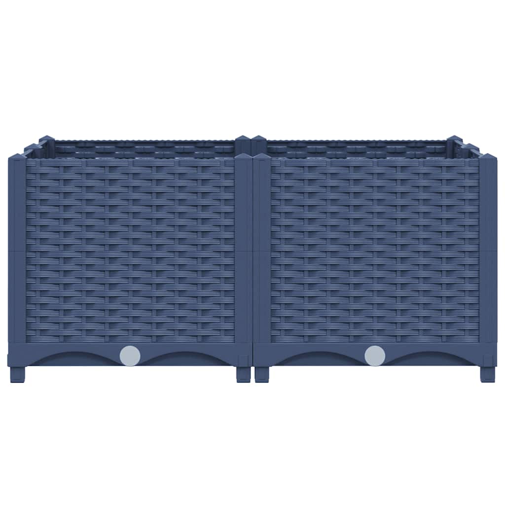 Raised Bed 80x80x38 cm Polypropylene